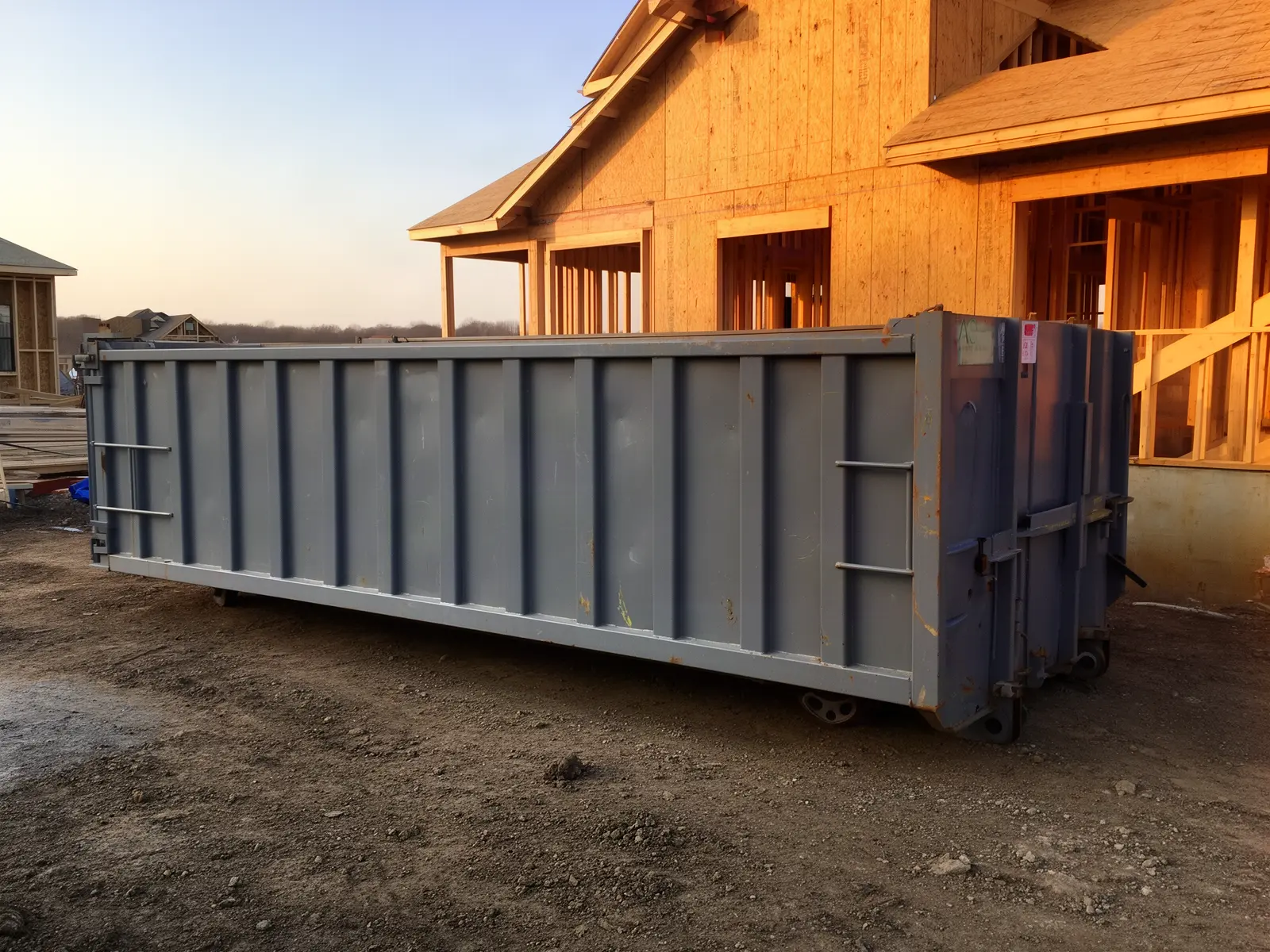 Roll-off dumpster from Flat Run Dumpster Rental in Elkview, WV